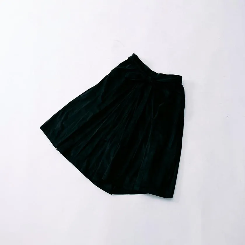 SUEDE (BLACK) [WIDE PANTS KIMONO]