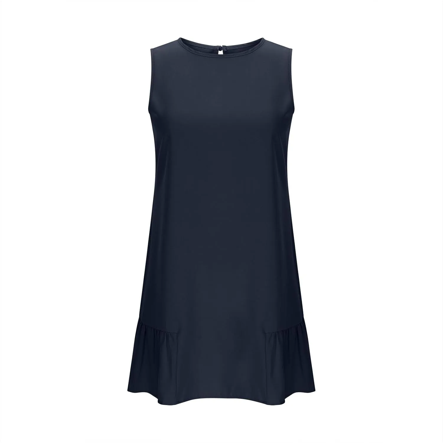 Tank Dresses for Women 2025 Solid Color Flowy Beach Sundresses Casual Vacation Summer Trendy Clothing