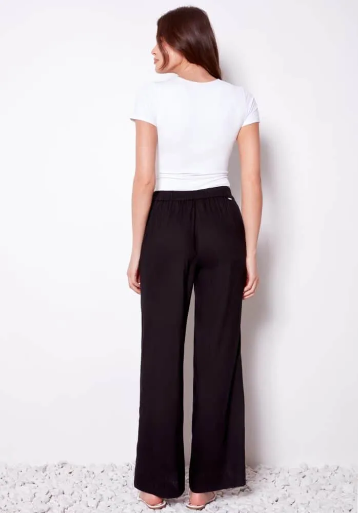 UP! LINEN WIDE-LEG PANT