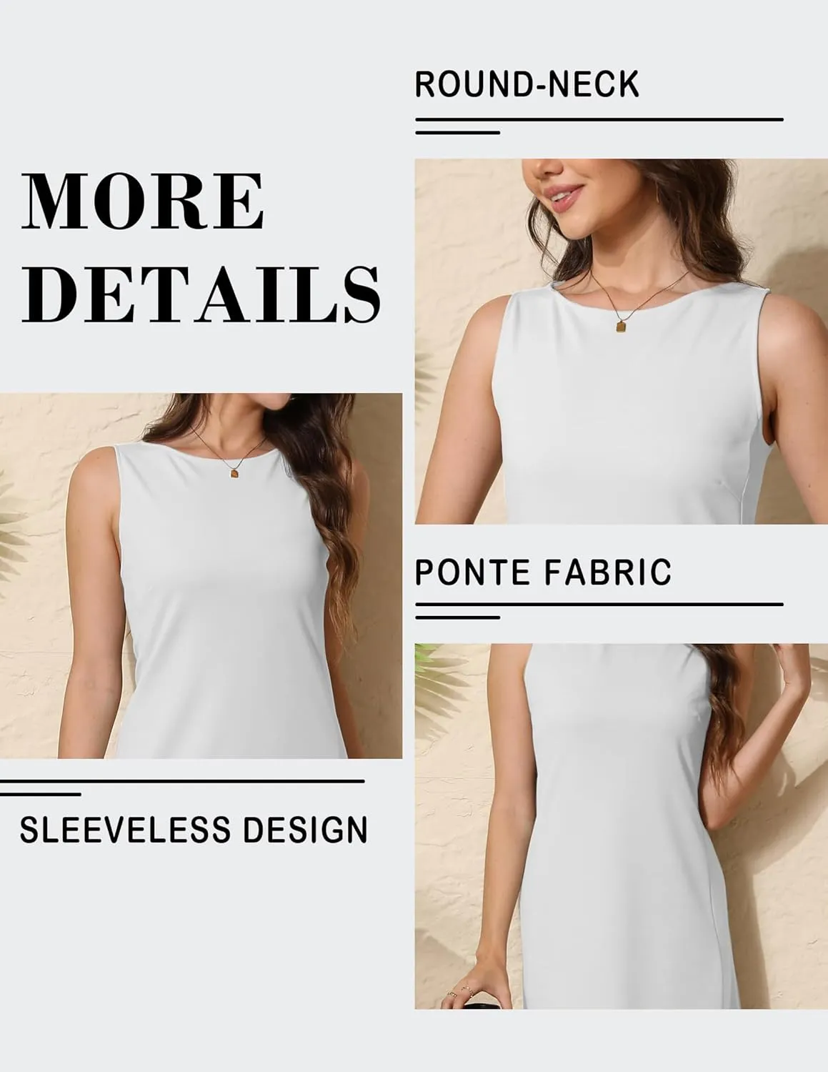 Women Business Wrap Midi Dress, 2025 Summer Sleeveless A-line Slimming Work Pencil Skirt