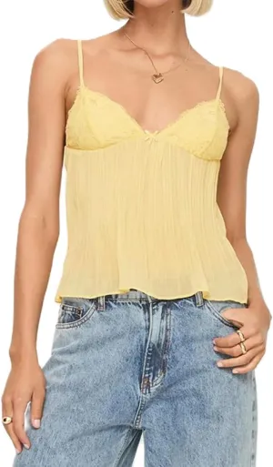 Women Y2k Floral Mesh Cami Vintage Layered Ruffle Hem Lace Camisoles Sleeveless V Neck Spaghetti Strap Going Out Tank Top