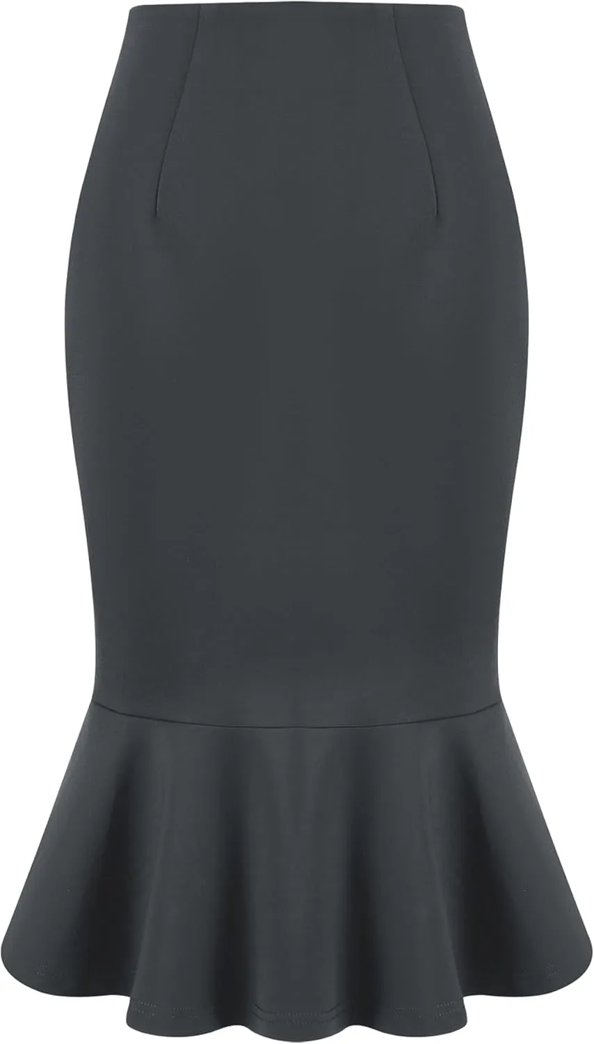 Women's Bodycon Mermaid Skirt High Waist Elegant Work Fishtail Pencil Skirts