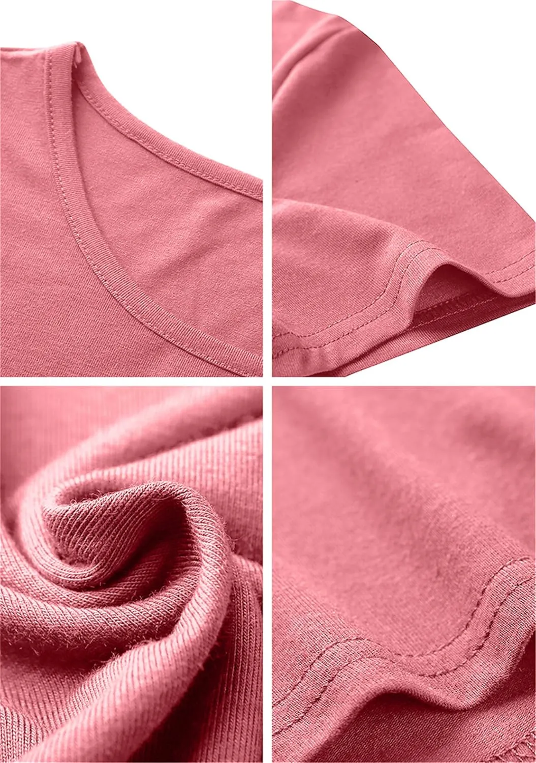 Women's Casual Solid Color Sundress Fashionable Pastel Midi Dress Lightweight Cocktail Party T-Shirt Dress