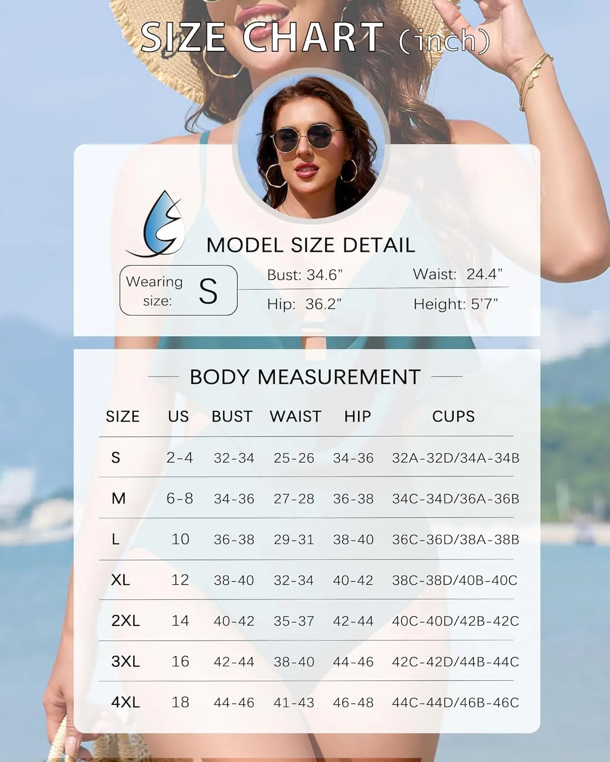 Womens One Piece Swimsuit Tummy Control Bathing Suit Slimming Ruffle Modest Swim Suits High Waisted Monokini