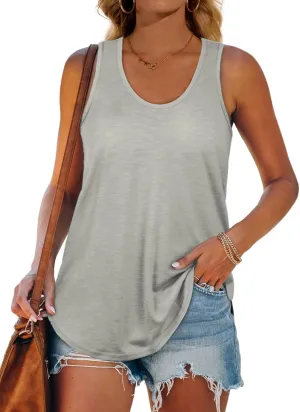 Womens Tank Tops Racerback Loose Shirts for Women Summer