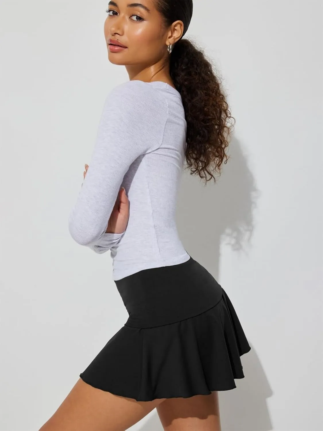Women's Tennis Skirt Pleated Athletic Skirts with Pockets Shorts High Waisted Golf Skort