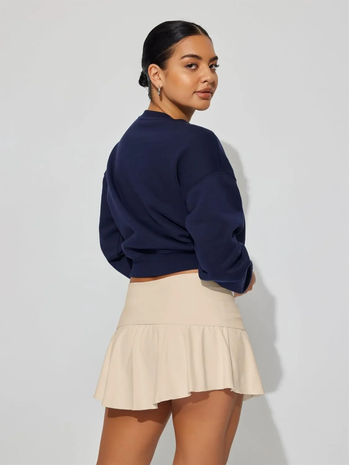 Women's Tennis Skirt Pleated Athletic Skirts with Pockets Shorts High Waisted Golf Skort