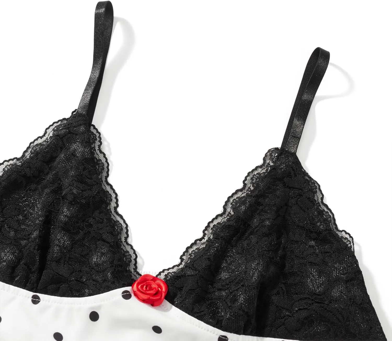 Y2K Tank Tops Women Polka Dot Cami Shirt Lace Trim Sleeveless V Neck Camisoles Sexy Backless Spaghetti Strap Crop Top